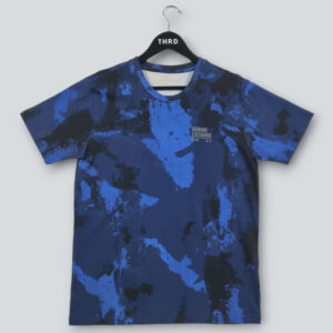 Armani Exchange Blue Graphic Tee